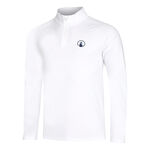 Quiet Please Clothing Quiet Please Big Serve 1/4 Zip Long Sleeve Men-White