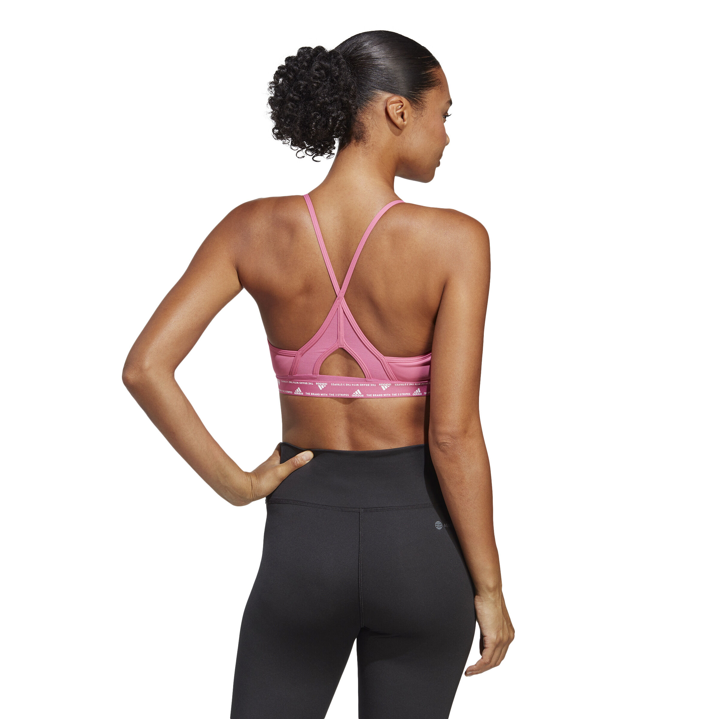 Nike women's indy striped light support sale sports bra