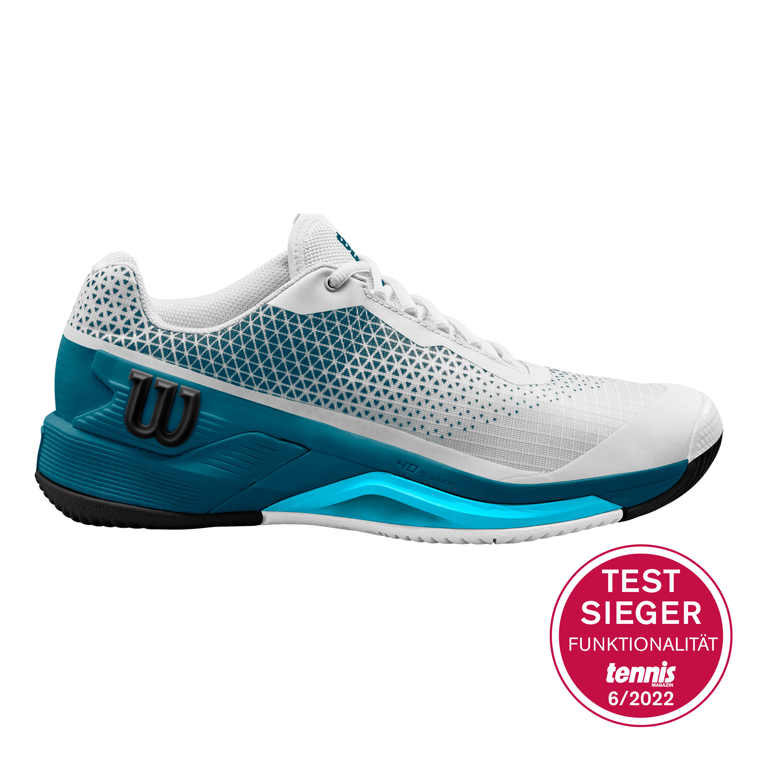 Rush Pro 4.0 Clay Court Shoe Men White Blue