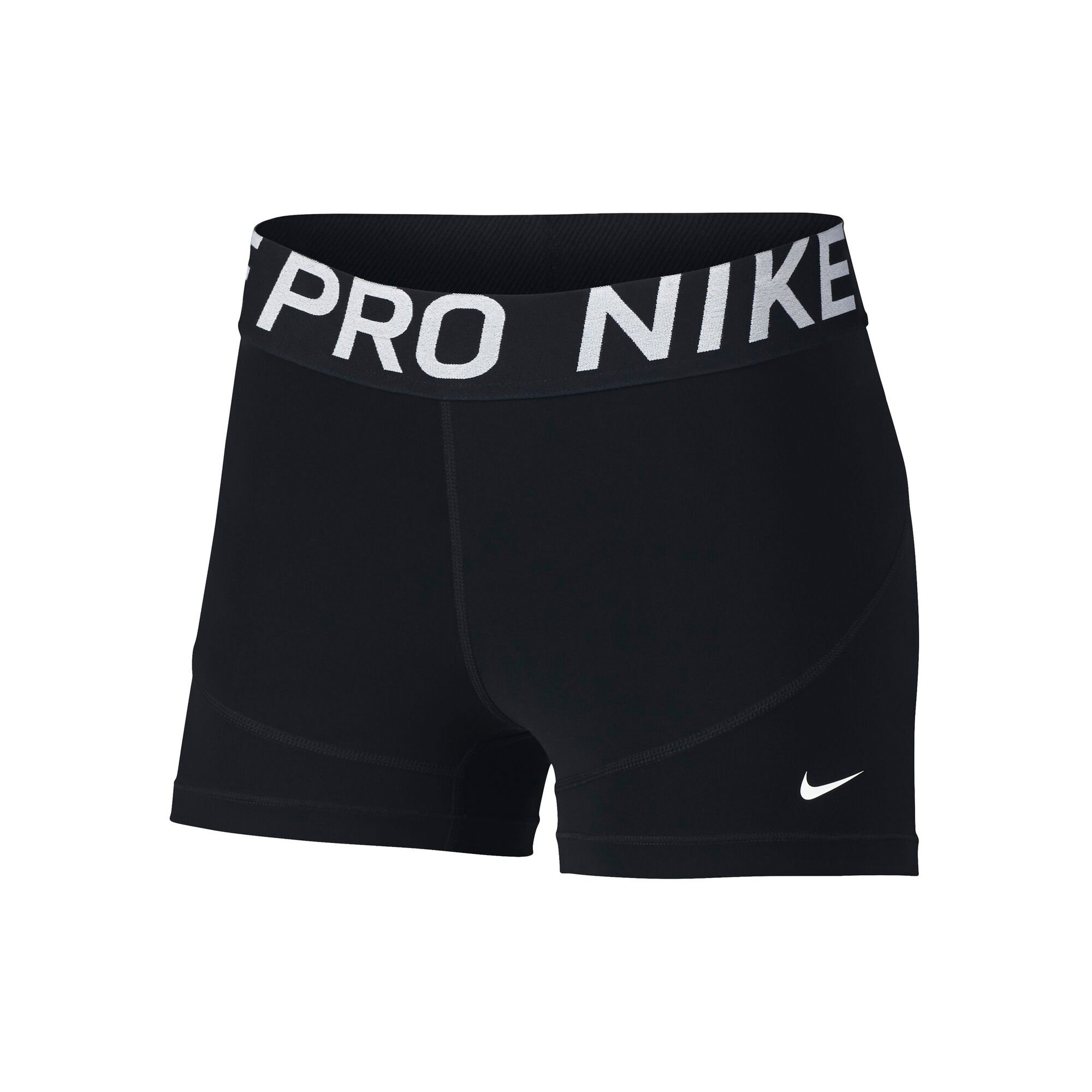 Nike Girl's Pro Boy Shorts (Black/White, Large) : Clothing,  Shoes & Jewelry