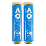 Dunlop Tennis balls Dunlop Australian Open 2x 4 Ball Tube