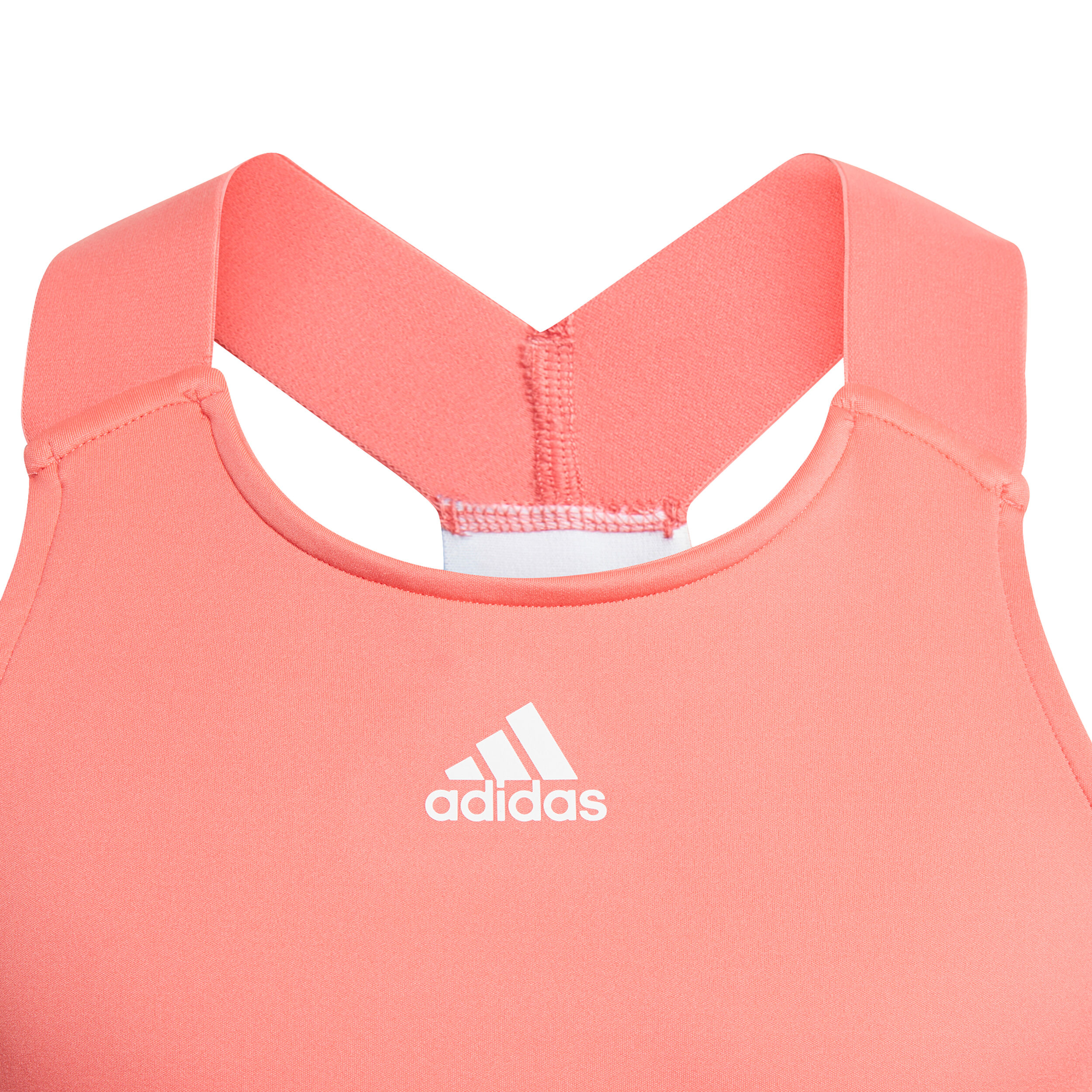 coral adidas dress