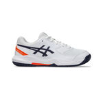 ASICS Tennis shoes ASICS Gel-Dedicate 8 GS All court shoe Kids - white, dark blue