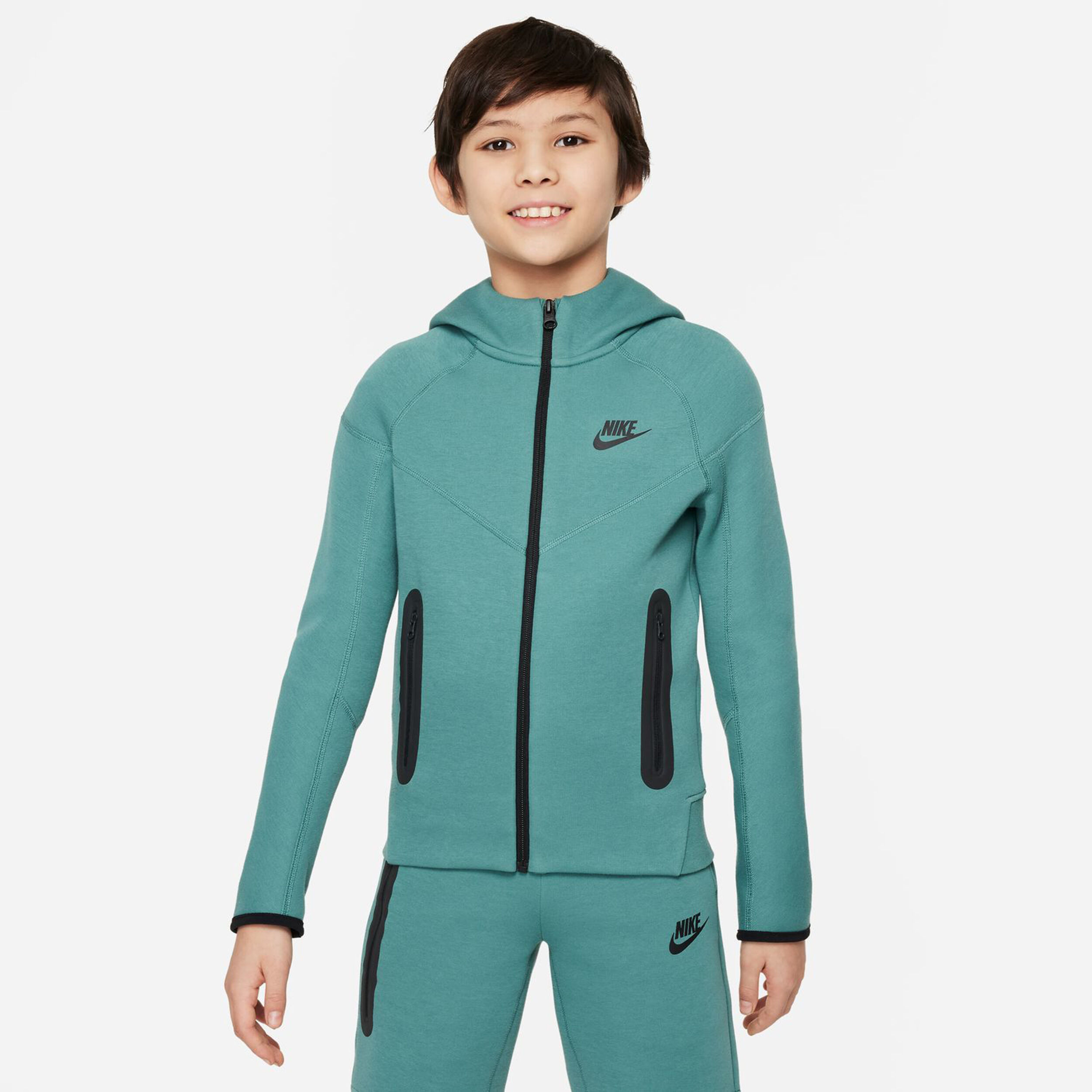 Olive green nike fleece top