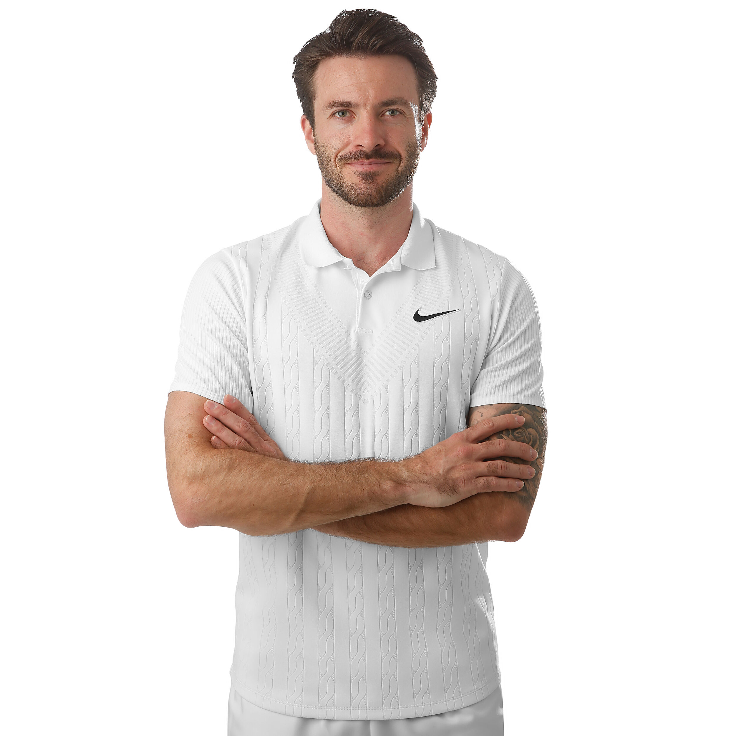 Nike court sales advantage polo white
