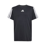 adidas Clothing adidas Training Essentials 3 Stripes T-Shirt Kids-Black,White