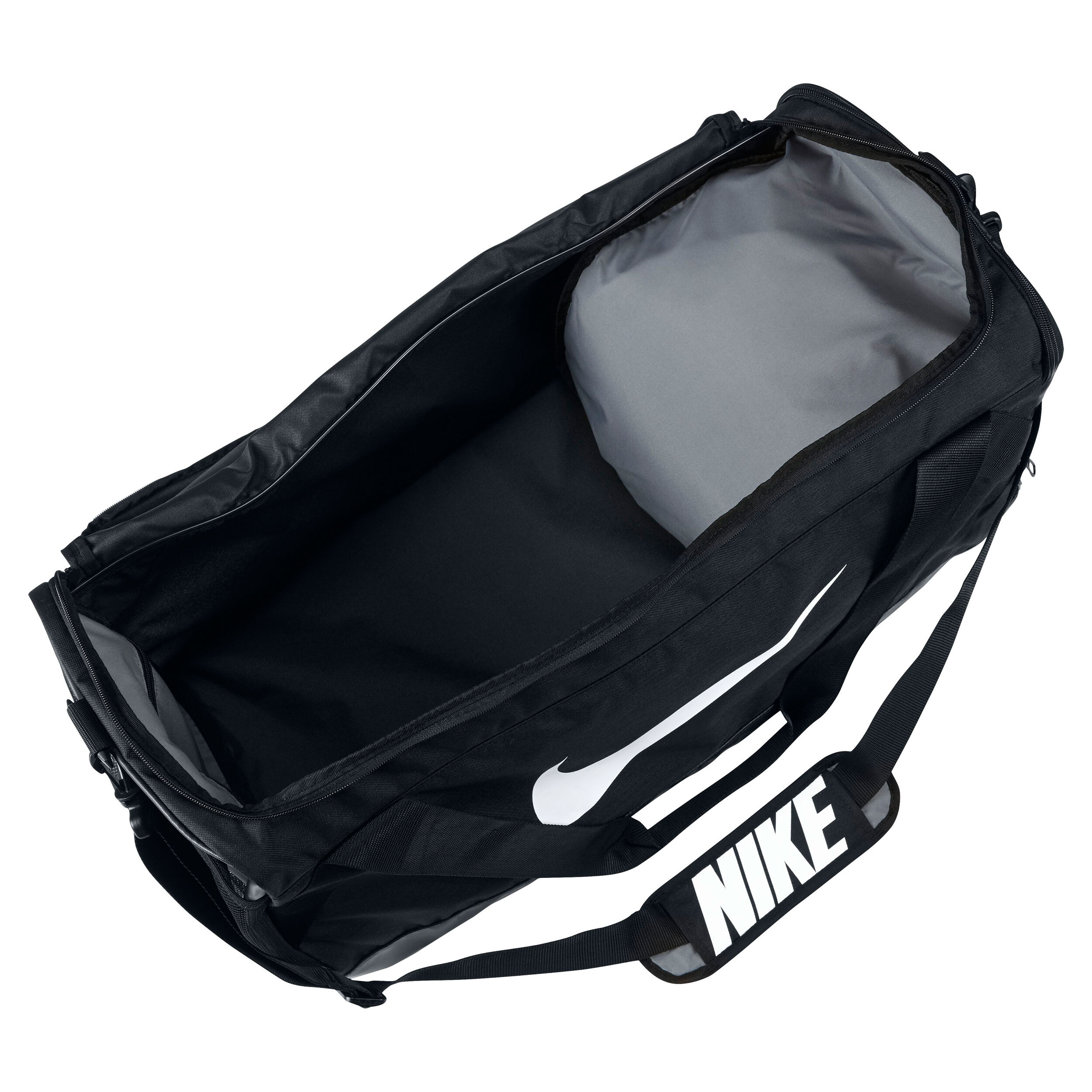 nike black large brasilia duffel