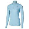 Core Impulse Half Zip Running shirt Women-light blue