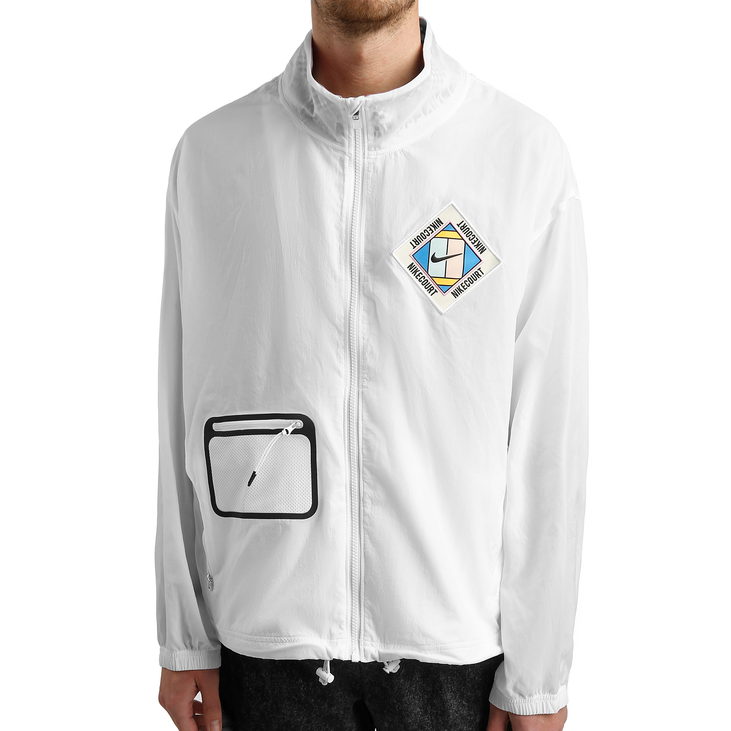 Buy Nike Court Training Jacket Men White Black online Tennis