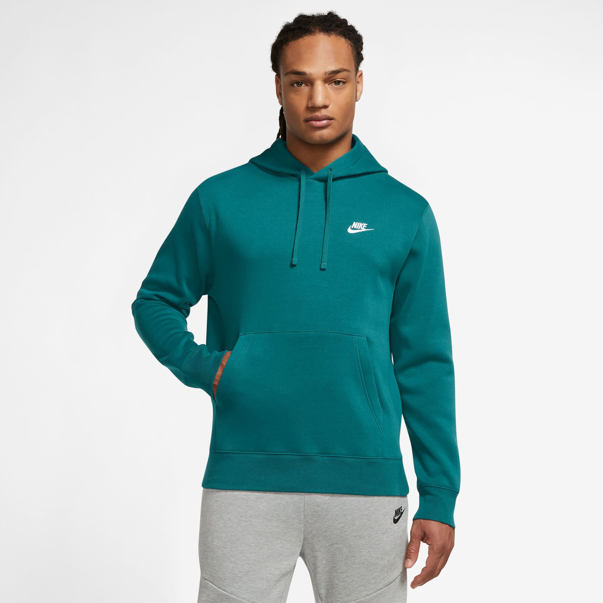 Nike mystic green hotsell hoodie