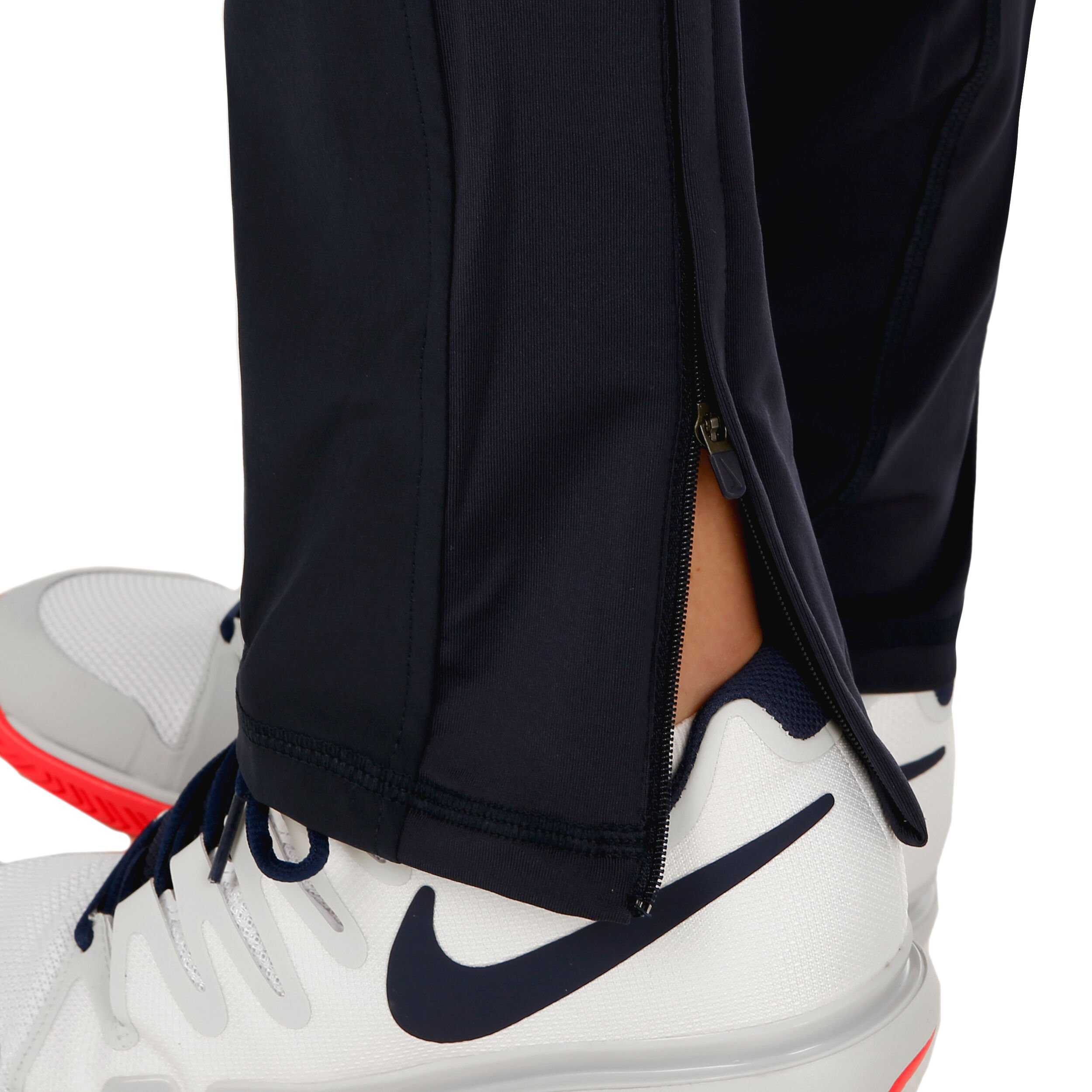 Court Woven Warm Up Tracksuit Women Dark Blue White
