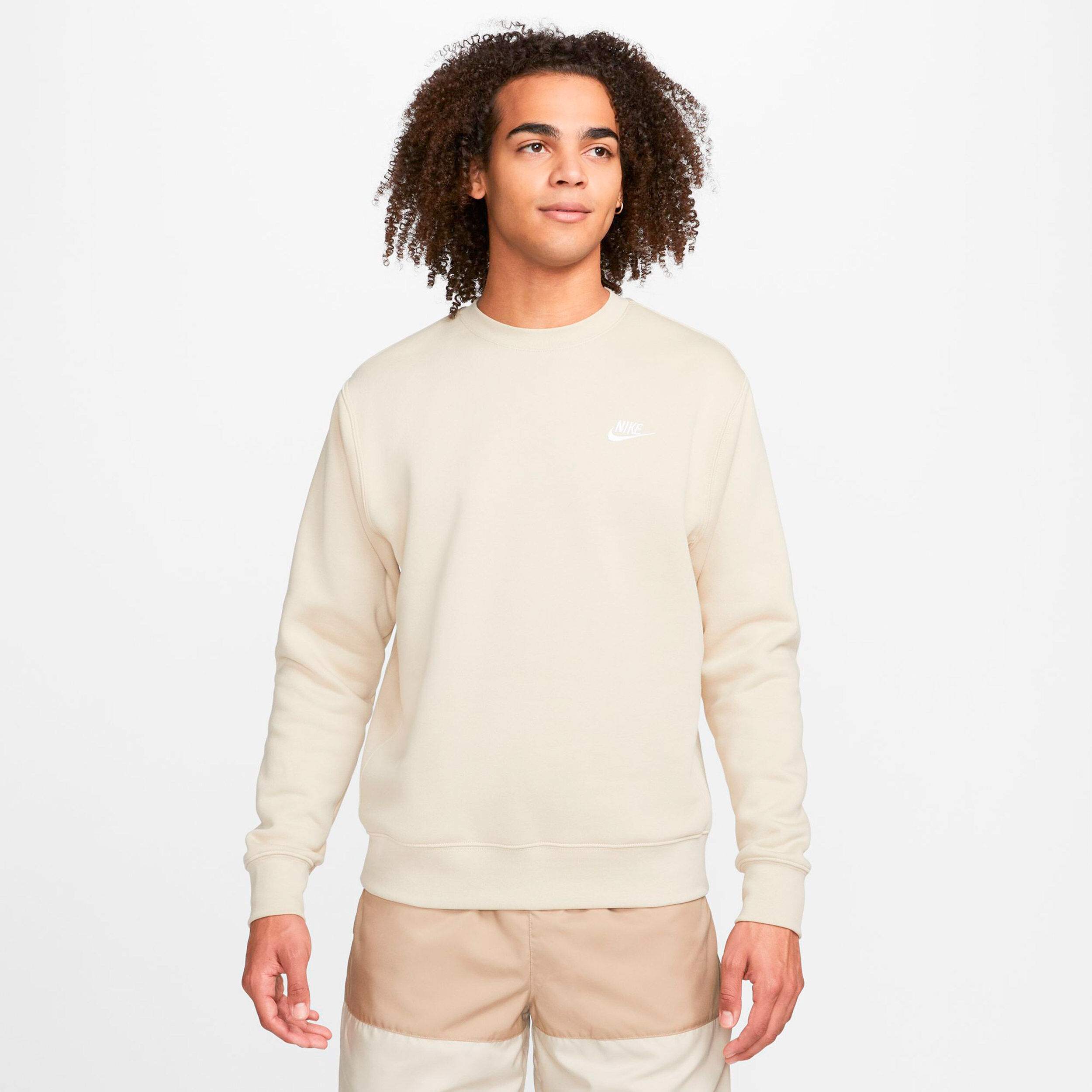 Nike cream sweatshirt mens shop