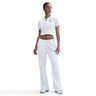 Court Heritage Crop Polo Women-White