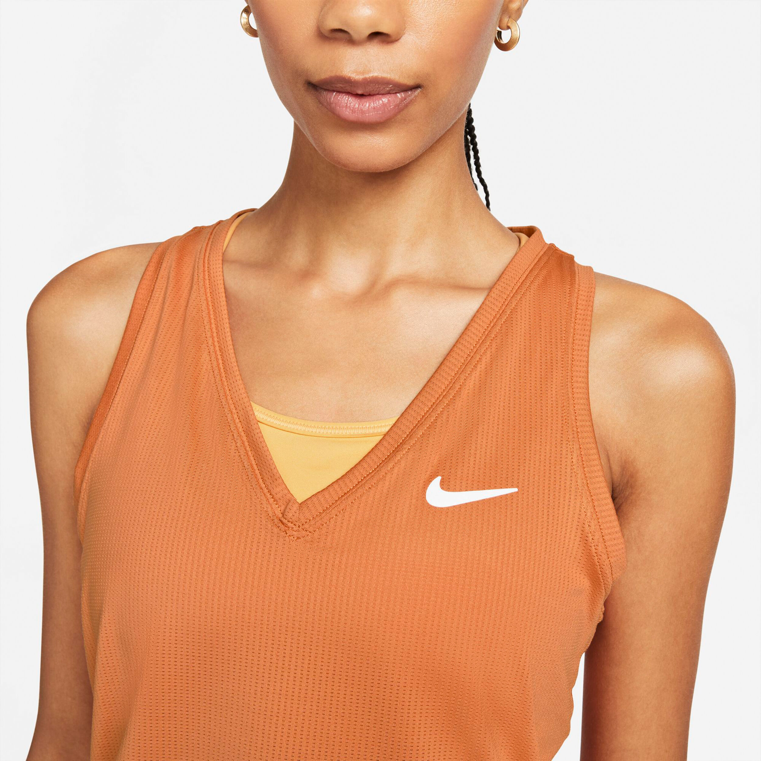 Court Victory Dri Fit Tank Top Women Orange