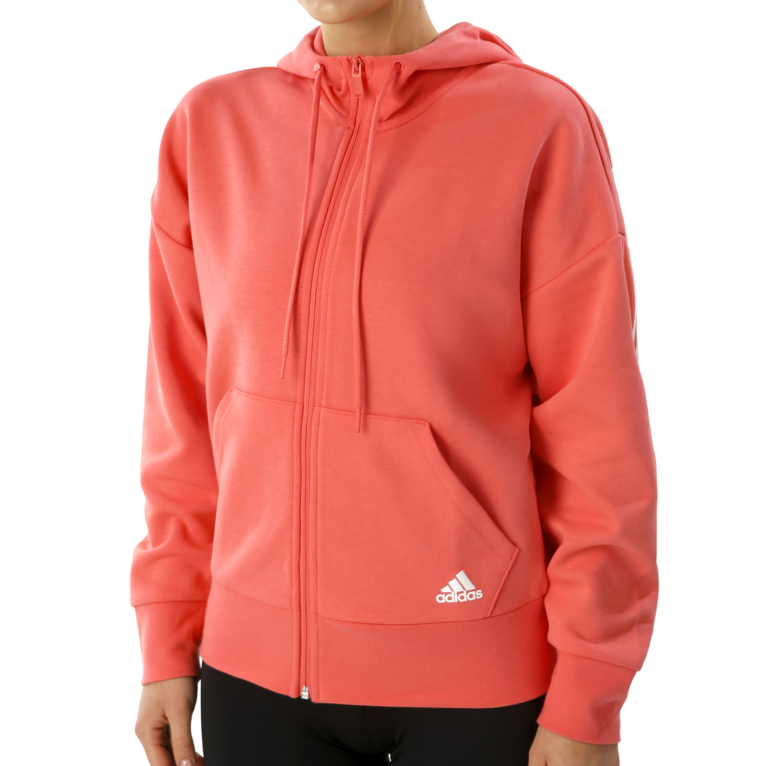 Adidas 2025 hoodie coral