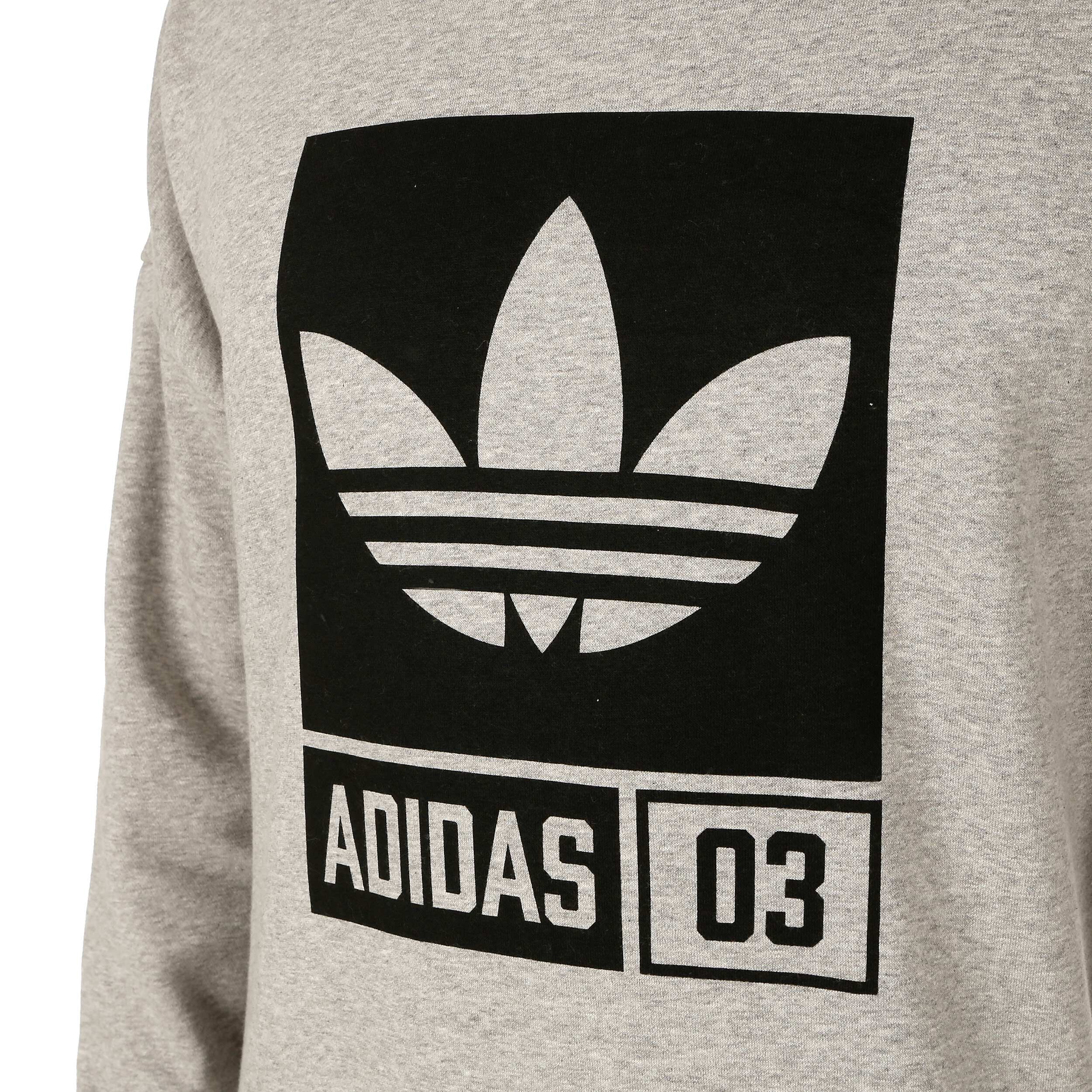 Street Graphic Crew Long Sleeve Men Lightgrey Black