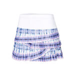 Illusion Pleated Scallop Skirt Women