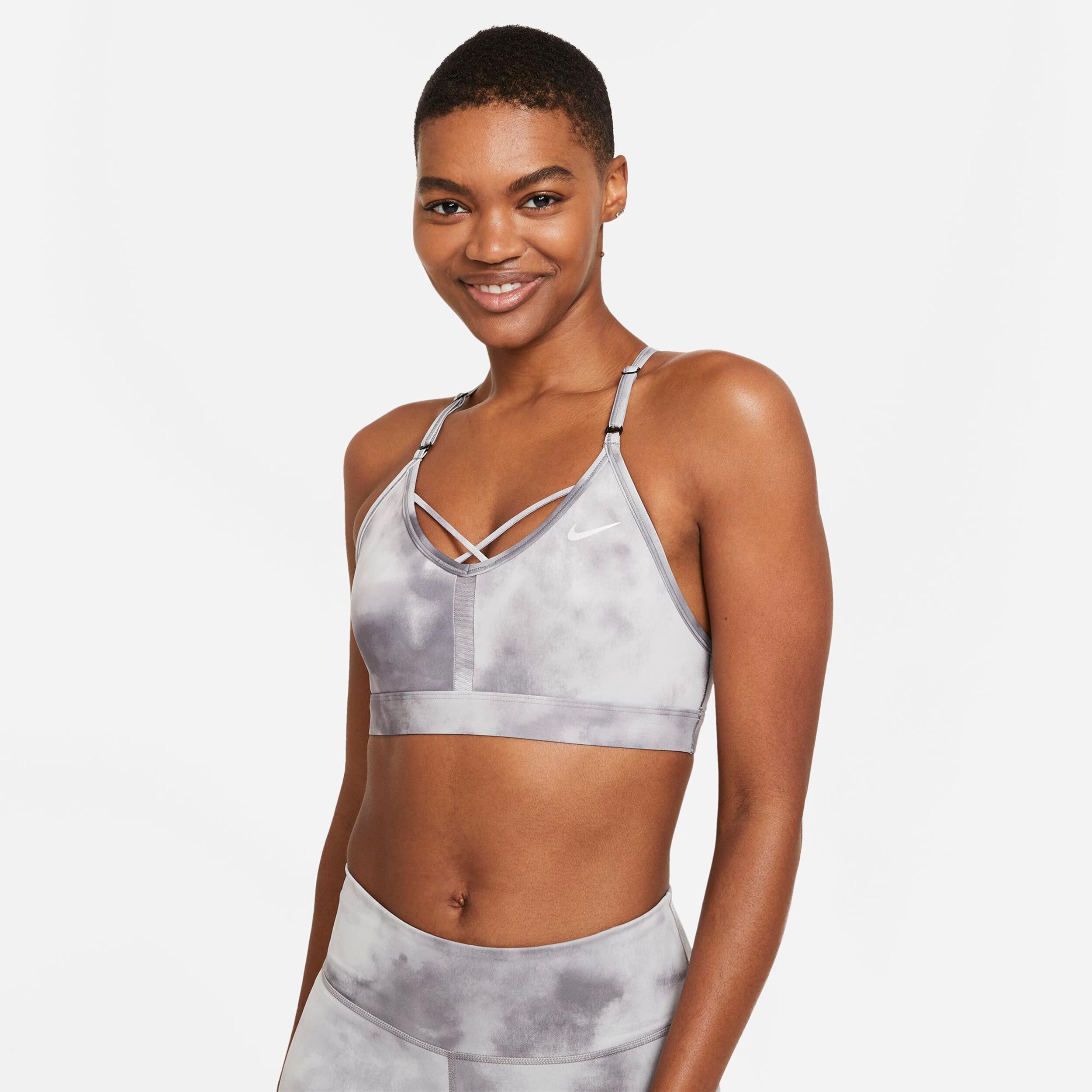 Nike grey hot sale sports bra