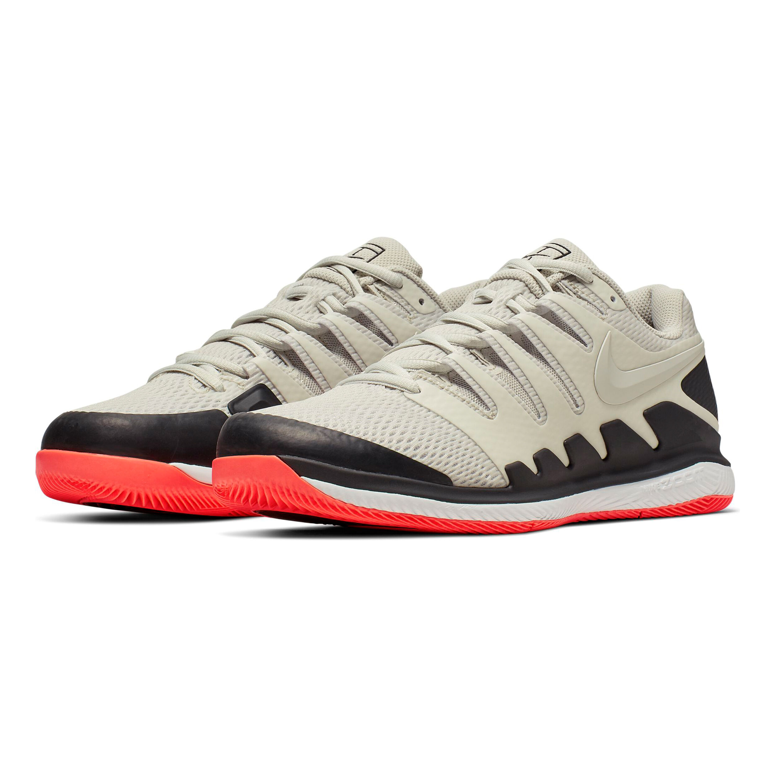 Men's air zoom vapor x tennis shoes light bone and black store