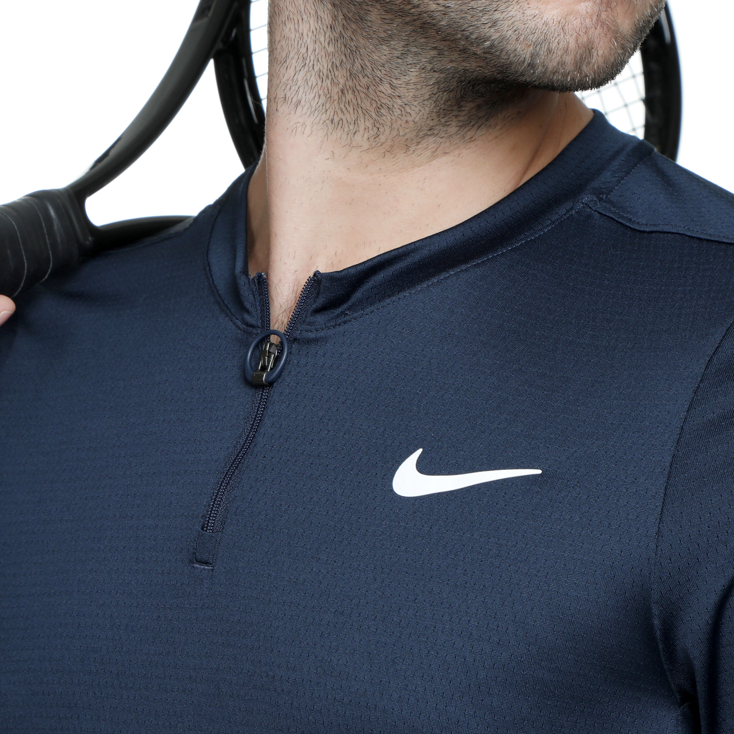Nike navy store half zip