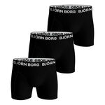 Bj&ouml;rn Borg Clothing Bj&ouml;rn Borg Stretch Boxer Shorts 3 Pack Men-Black