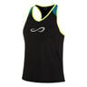 Speed V Tank Top Women-Black,Petrol