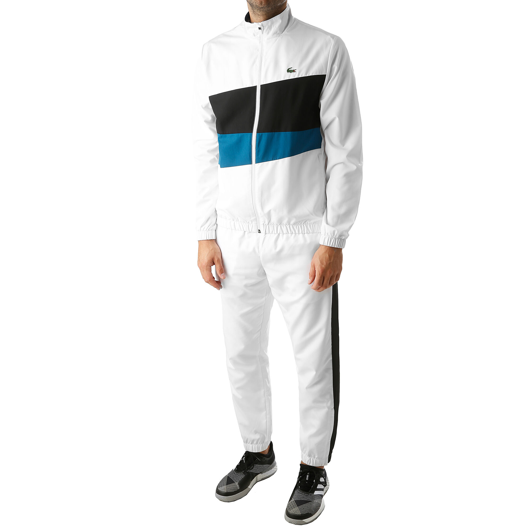 buy Lacoste Tracksuit White, online | Tennis-Point