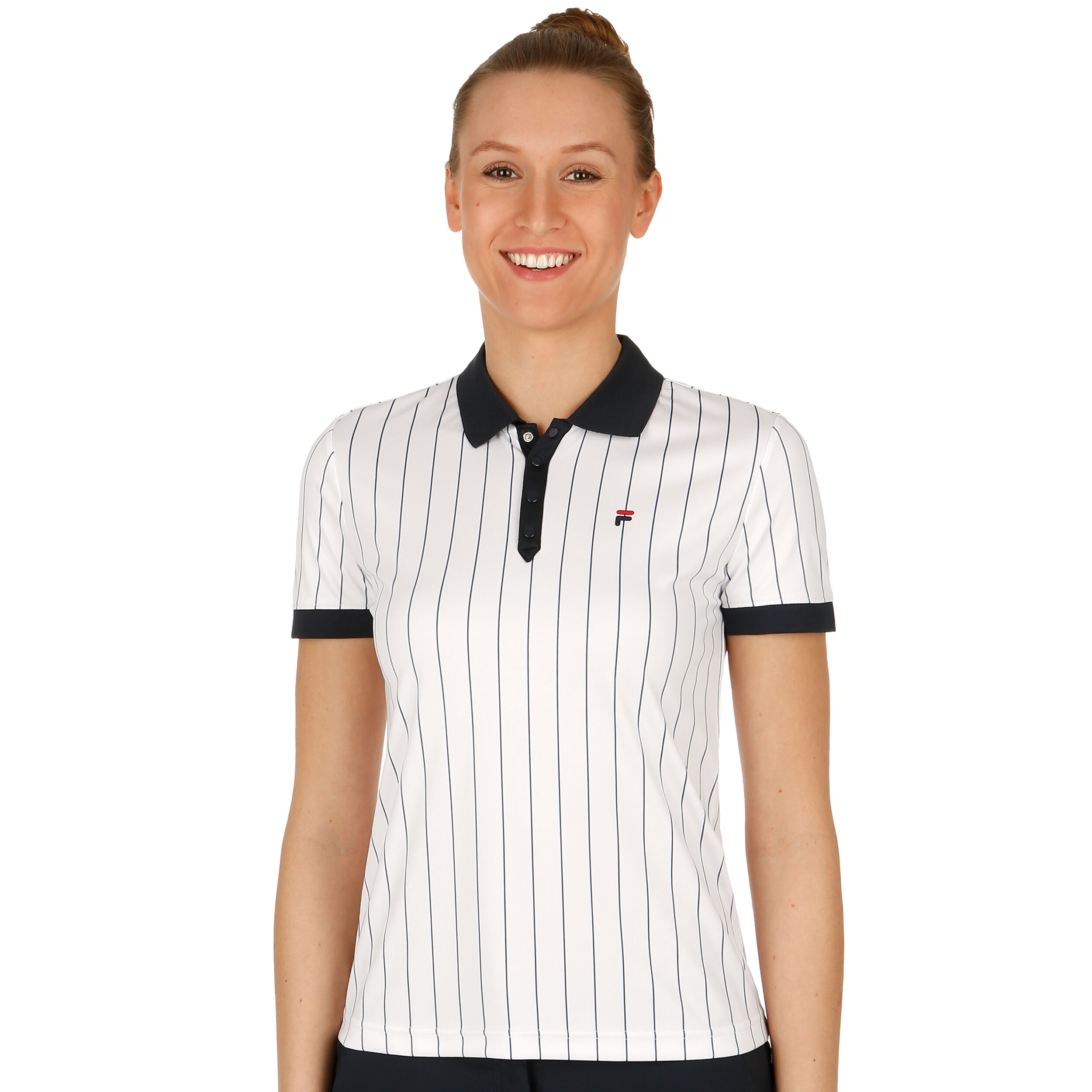 Pauline Polo Women White Blue