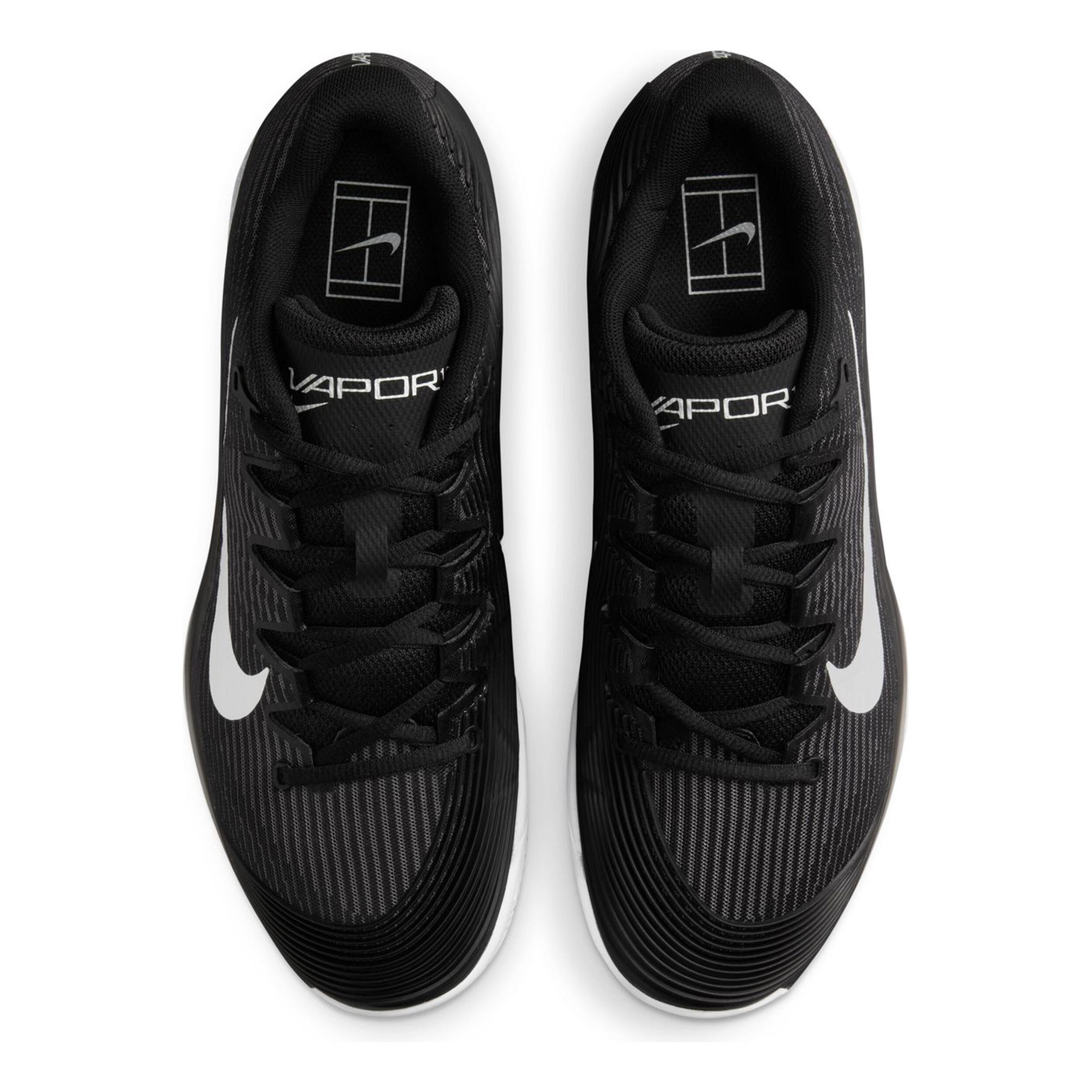 【関税込み】Nike ブラック Vapor 12 スニーカー Nike Zoom Vapor 12 Black/White Women's Shoes | Tennis Warehouse