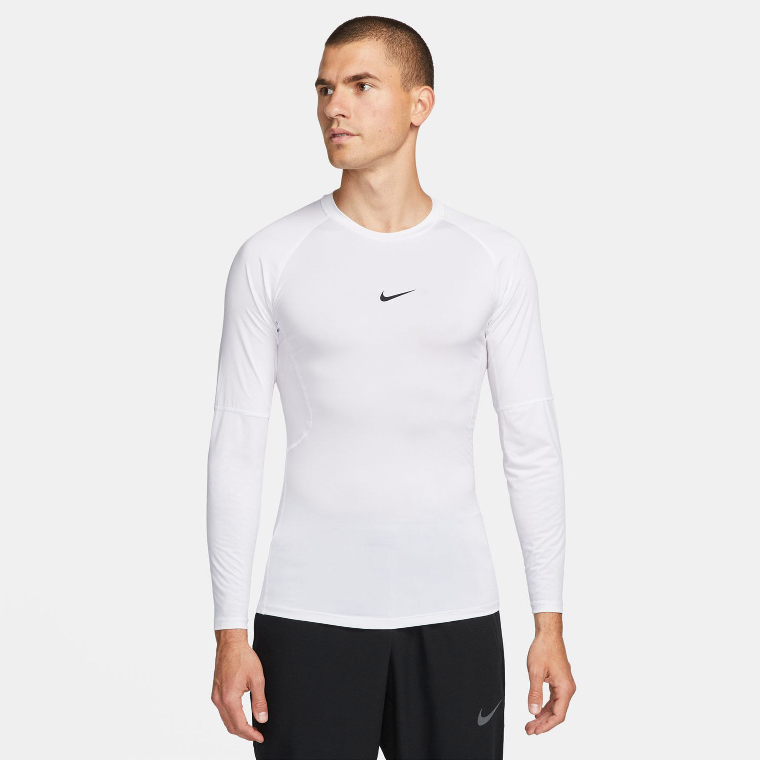 Buy Nike Dri-Fit Pro Tight Fitness Long Sleeve Men White