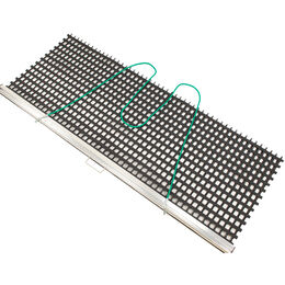 Schleppnetz mit Alu-Profil doppellagig schweres Gewebe 2,00 m x 0,75 m