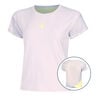 Mind Cross T-Shirt Women-Lilac,Yellow