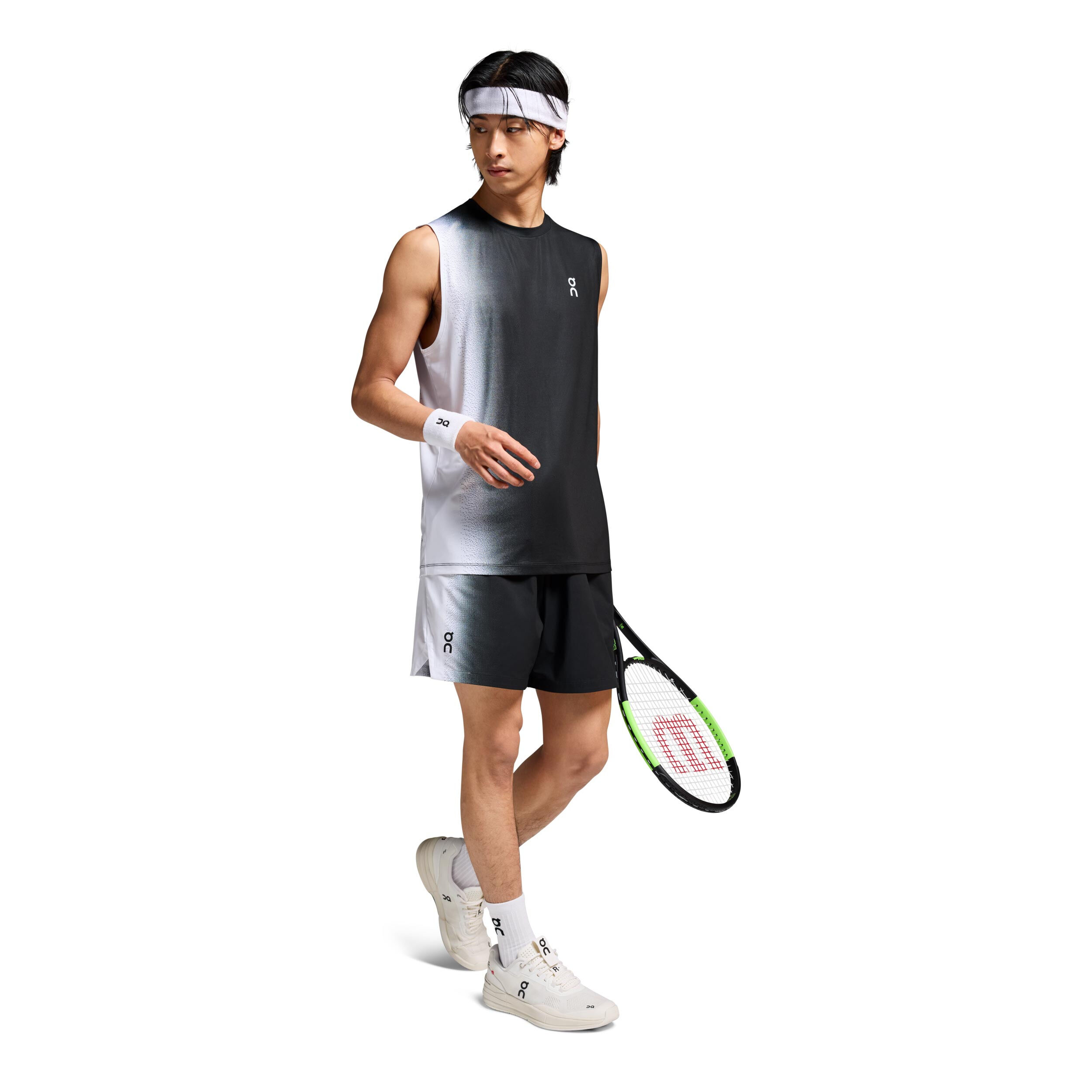 On Court Tank Top Men Black, White | Tennis-Point
