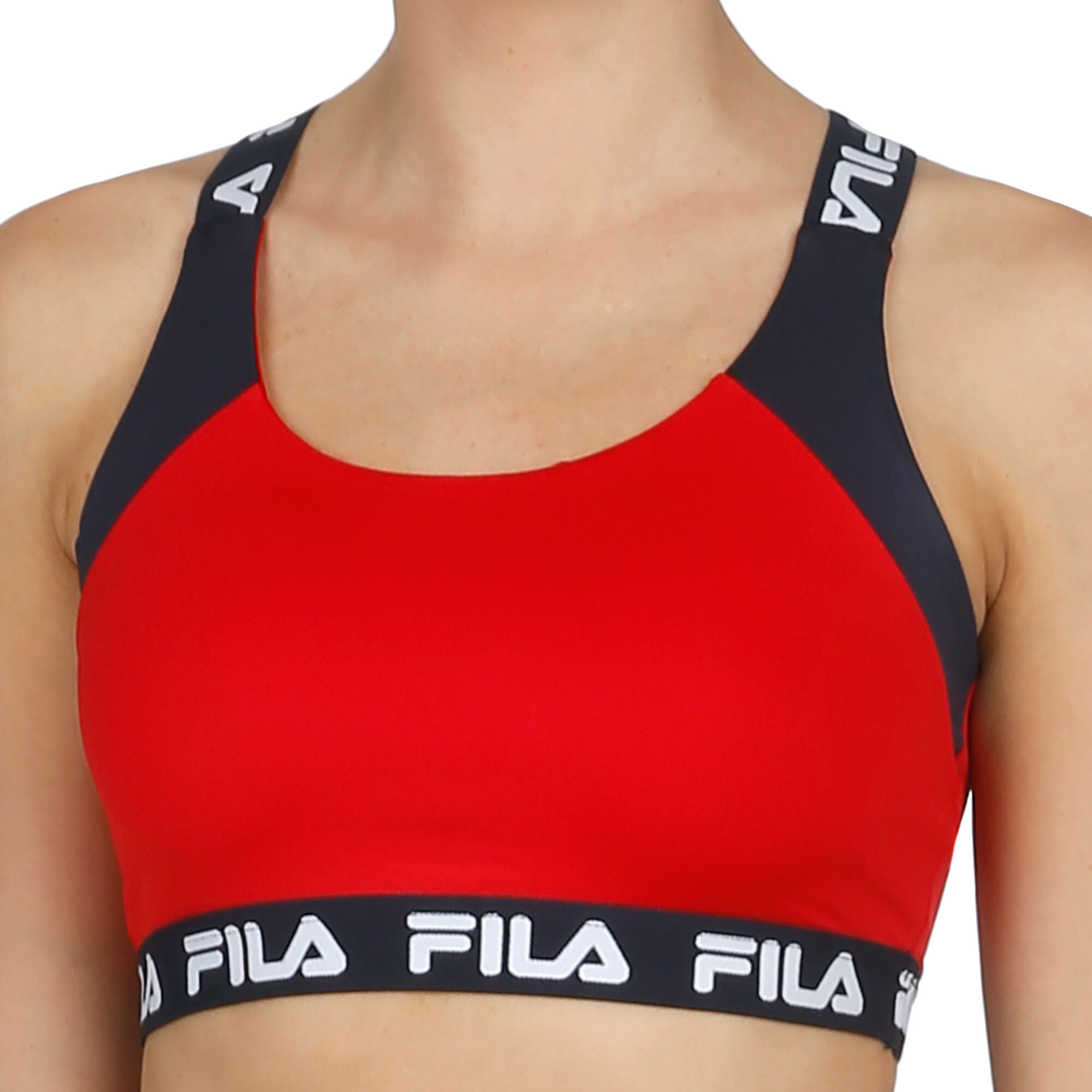 Takke krone ressource buy Fila Betsy Sports Bras Women - Red, Dark Blue online | Tennis-Point