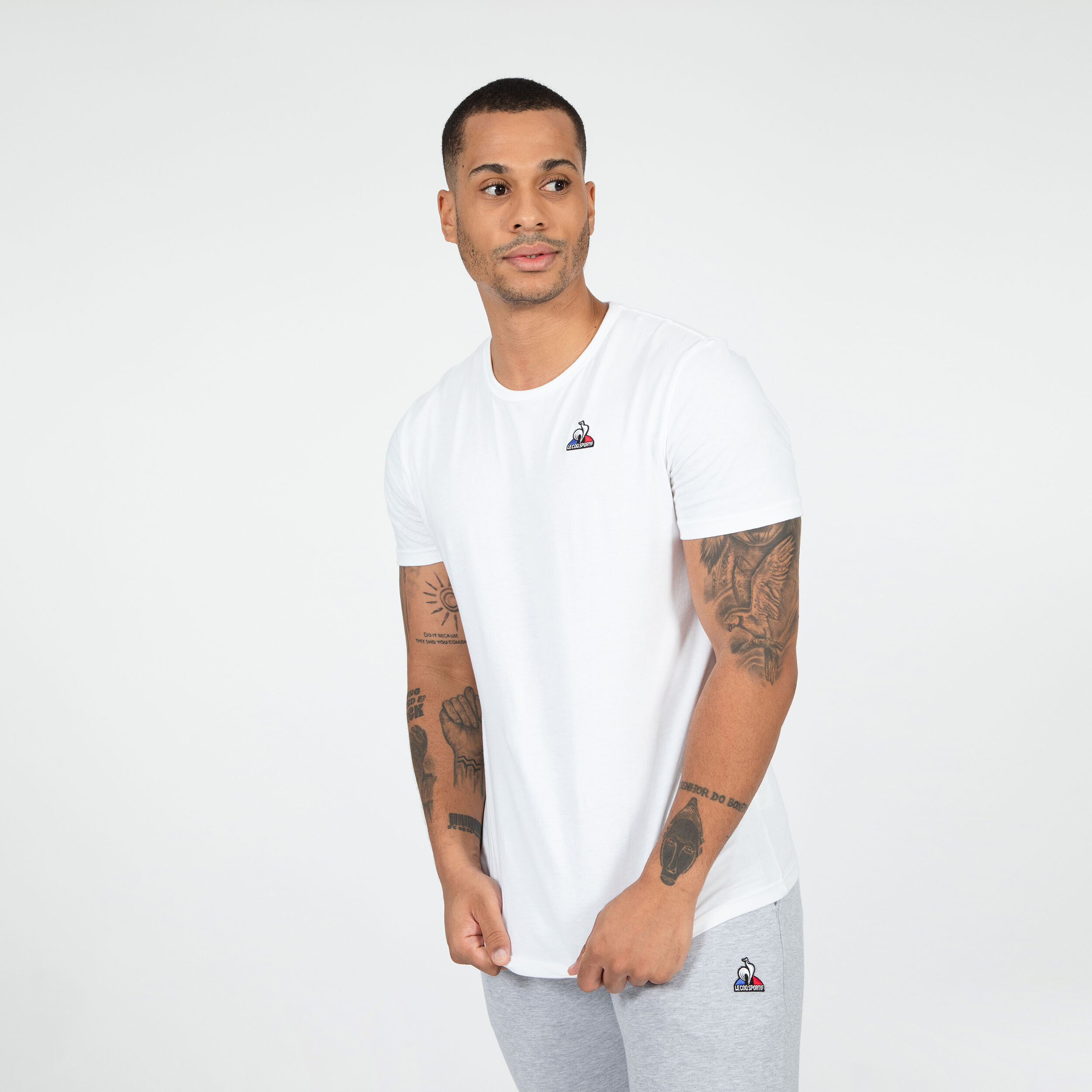 Le coq sportif online t shirt weiß