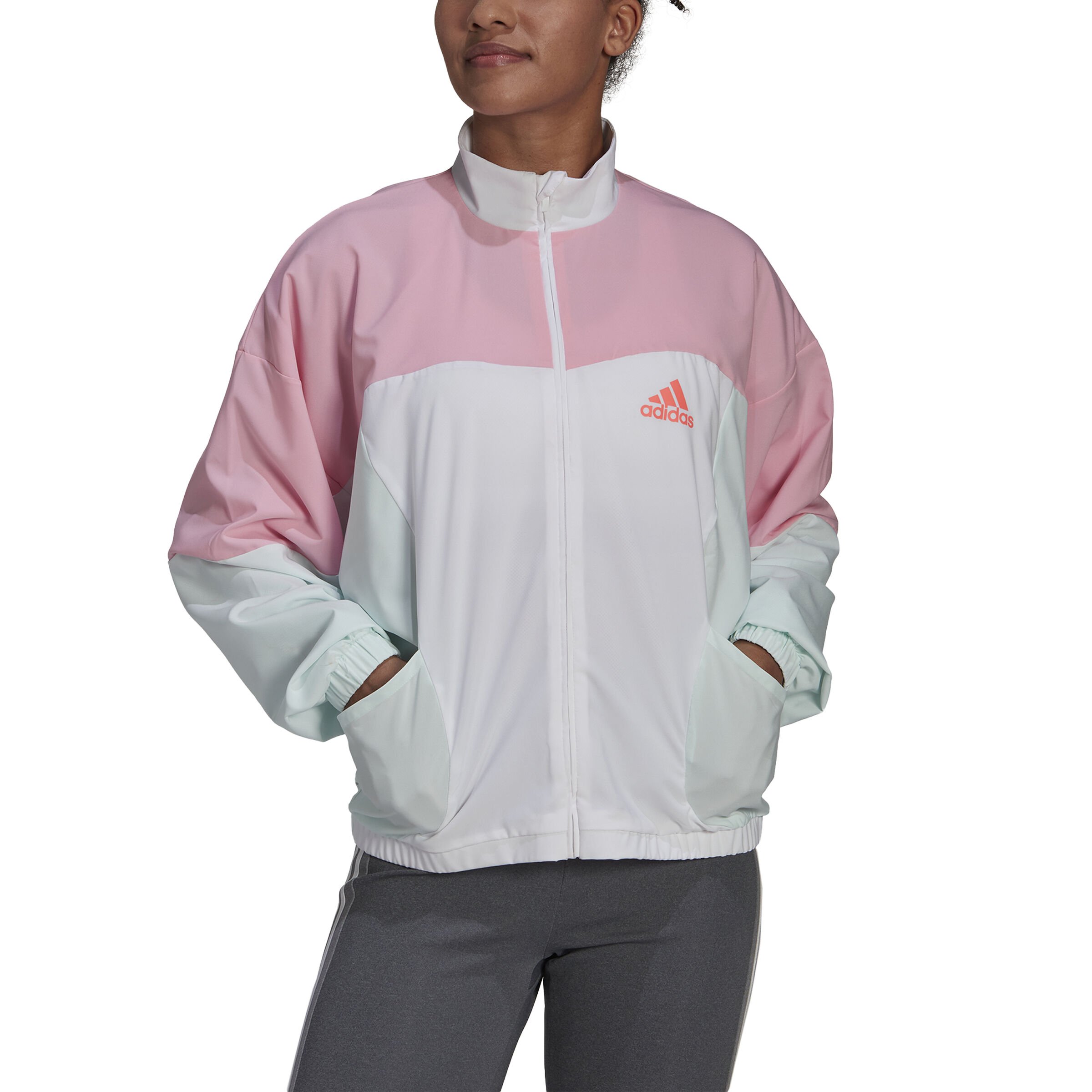 Colorful windbreaker womens on sale