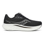 Saucony Running shoes Saucony Ride 18 Wide Neutral Running Shoe Men-Black,White