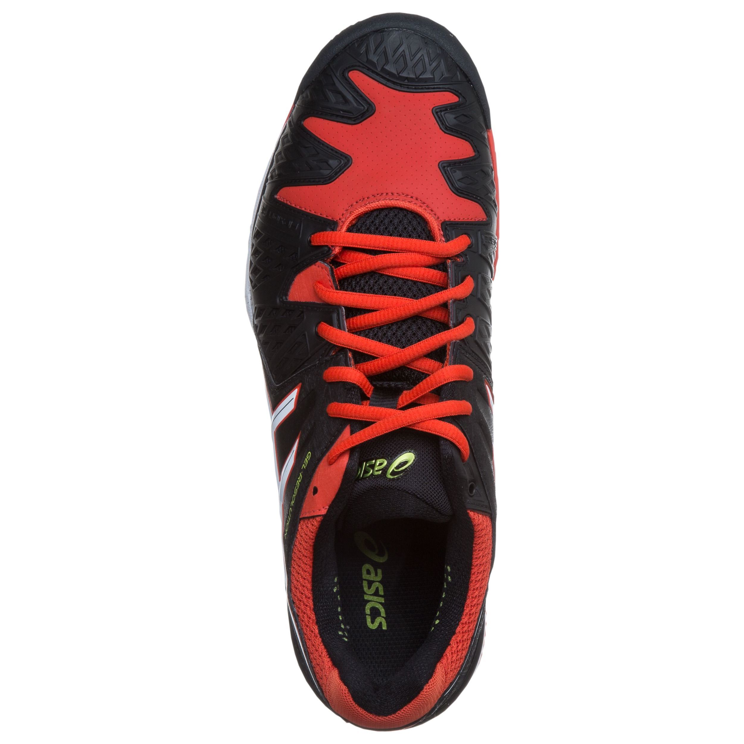 Gel Resolution 6 Clay Court Shoe Men Black White