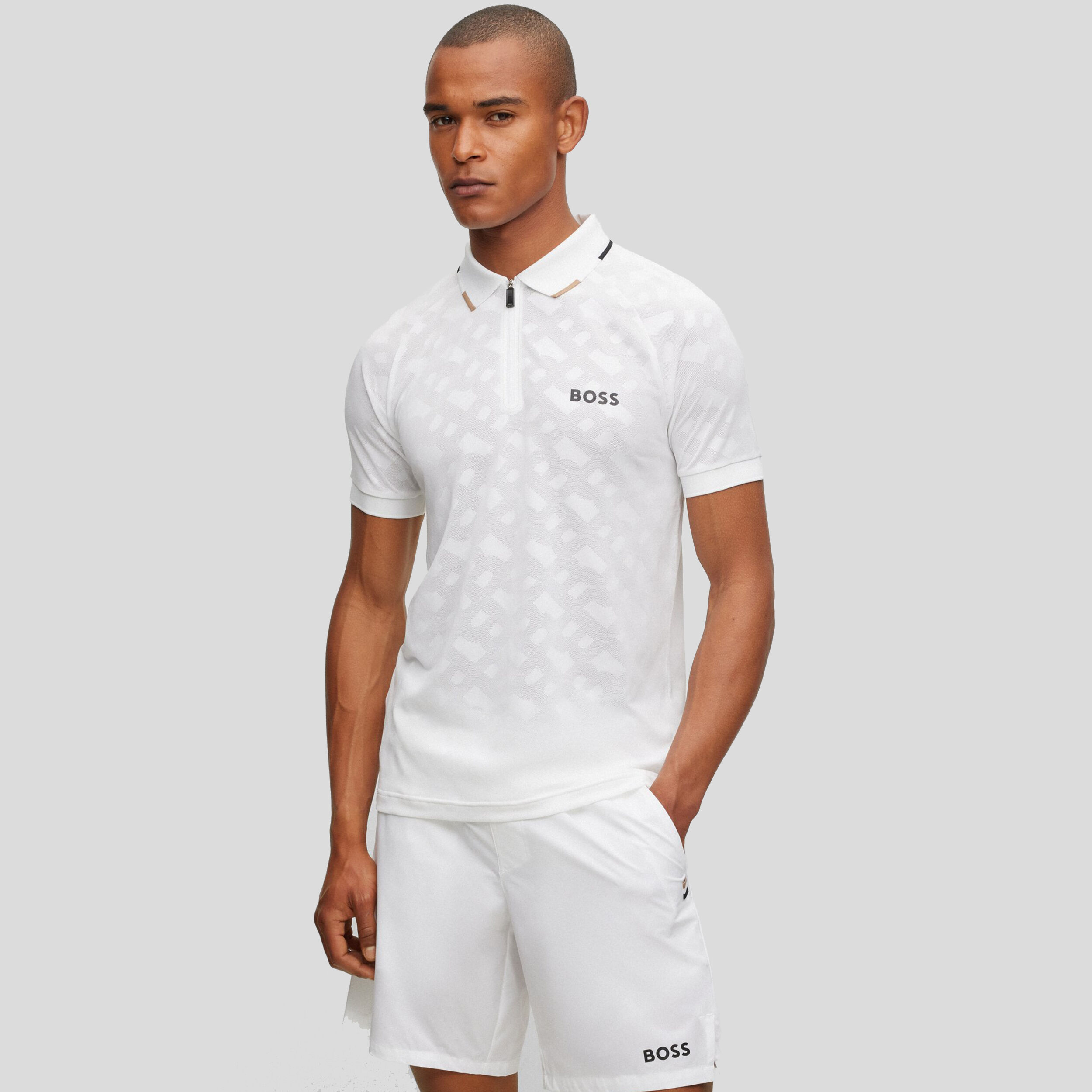Buy BOSS Polo Men White online Tennis Point COM