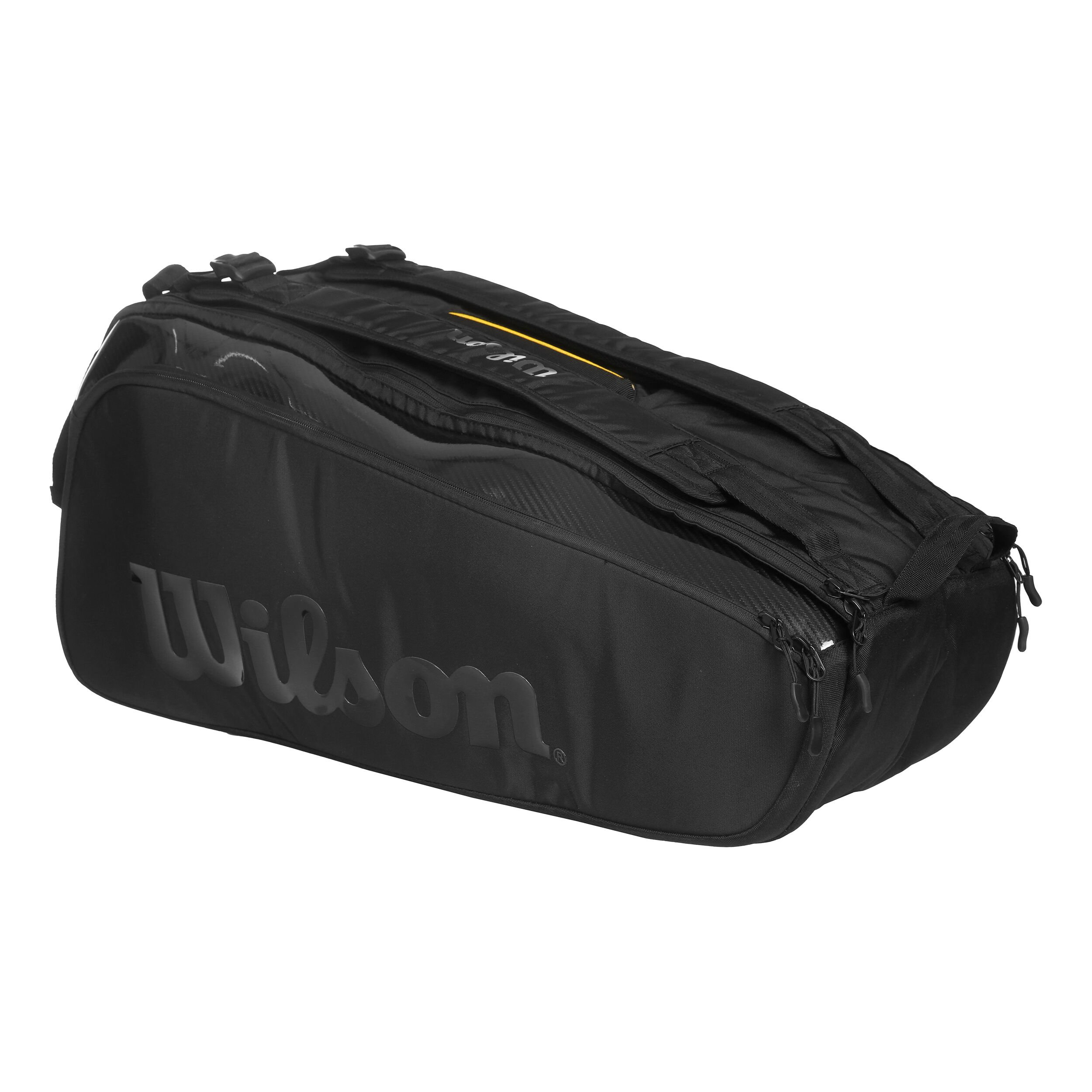 buy Wilson Super Tour Racket Bag 9 Pack - Black online | Tennis-Point