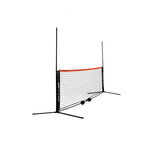Dunlop Coach equipment Dunlop Tennis Net 3m With Frame-Red,Black