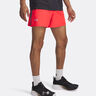 Launch 5in Running Shorts Men-Red,Grey