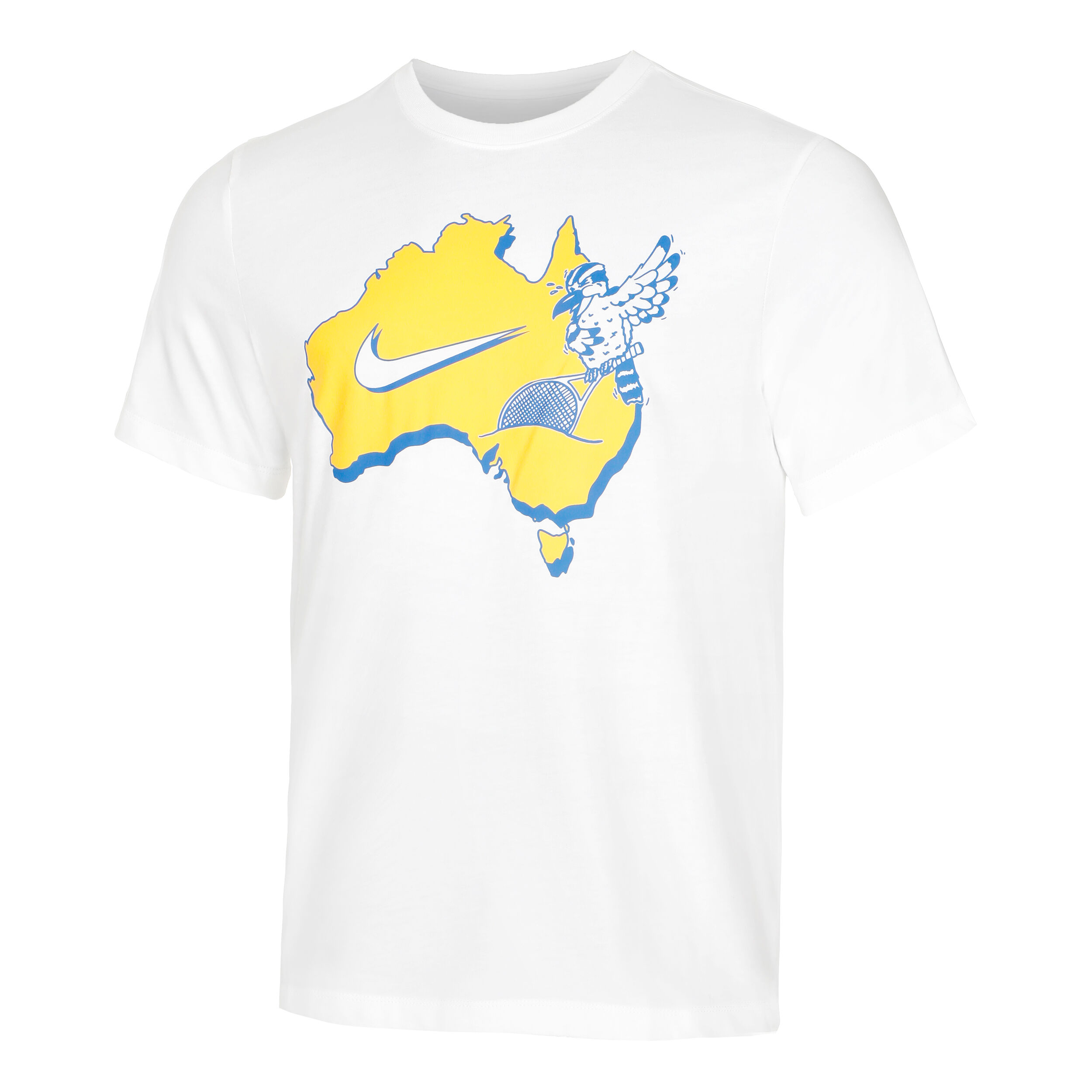 Yellow and top white nike shirt