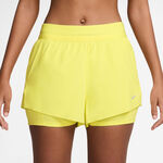 Nike Clothing Nike Swift 2in1 Running Shorts Women-Lemon,Silver