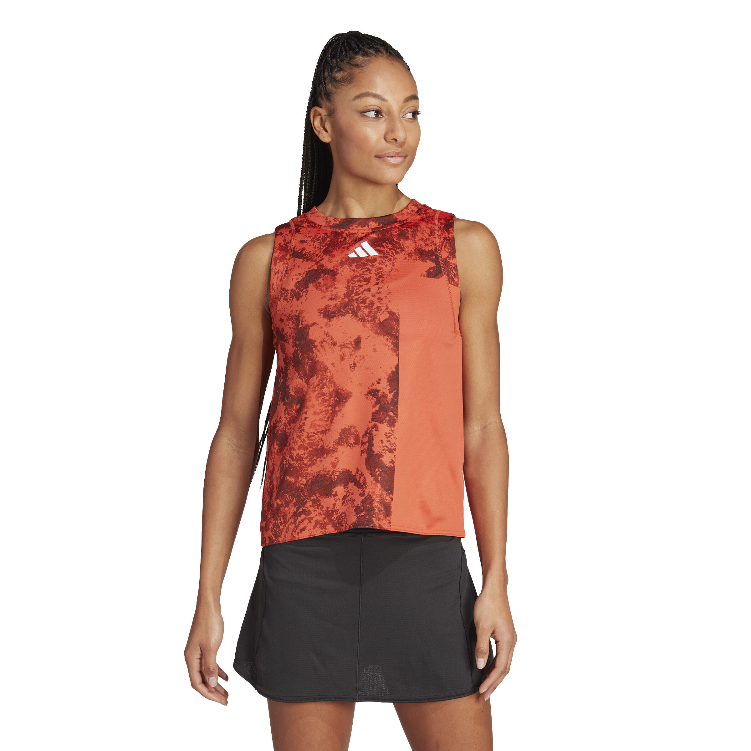 Red adidas clearance tank top