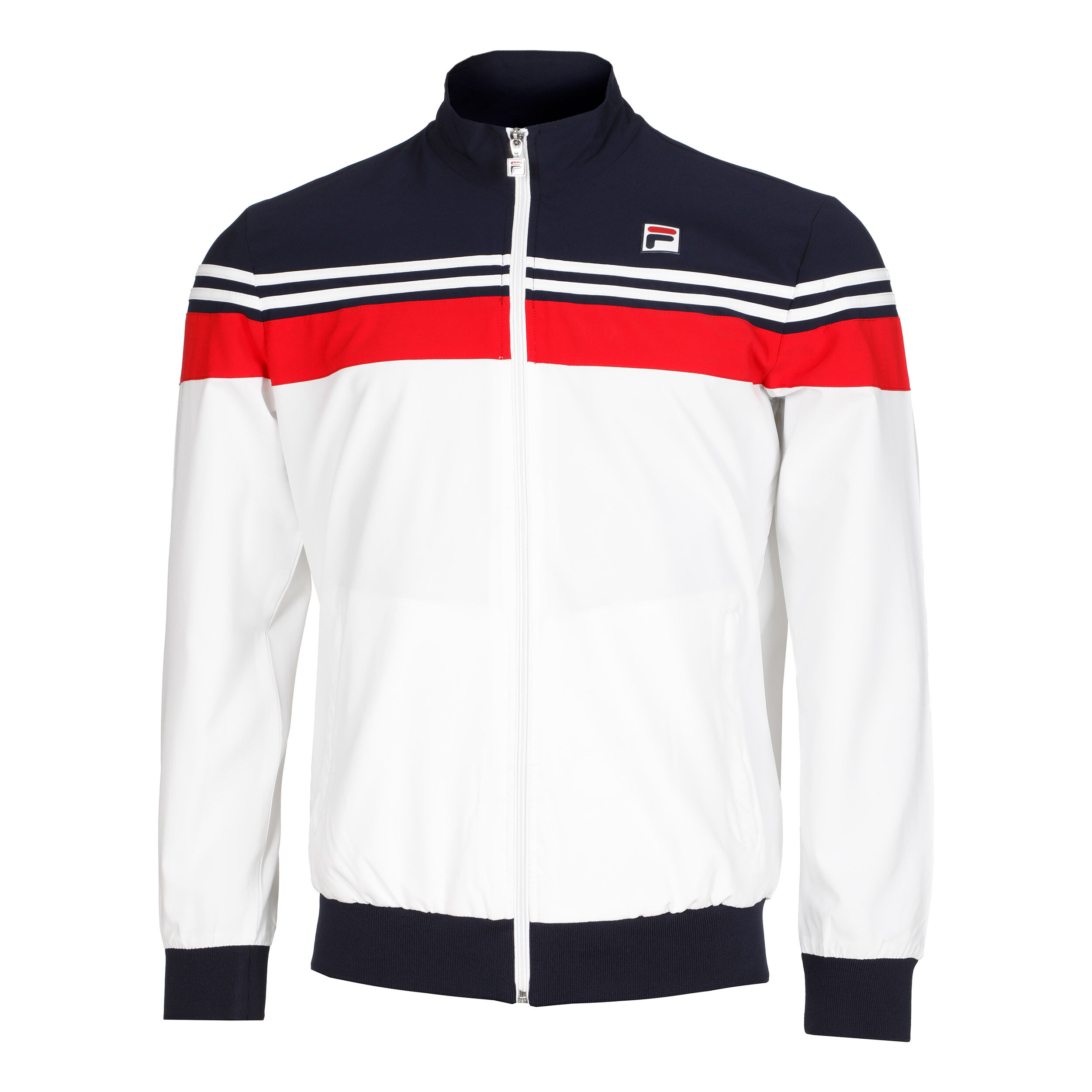 Red sales fila tracksuit