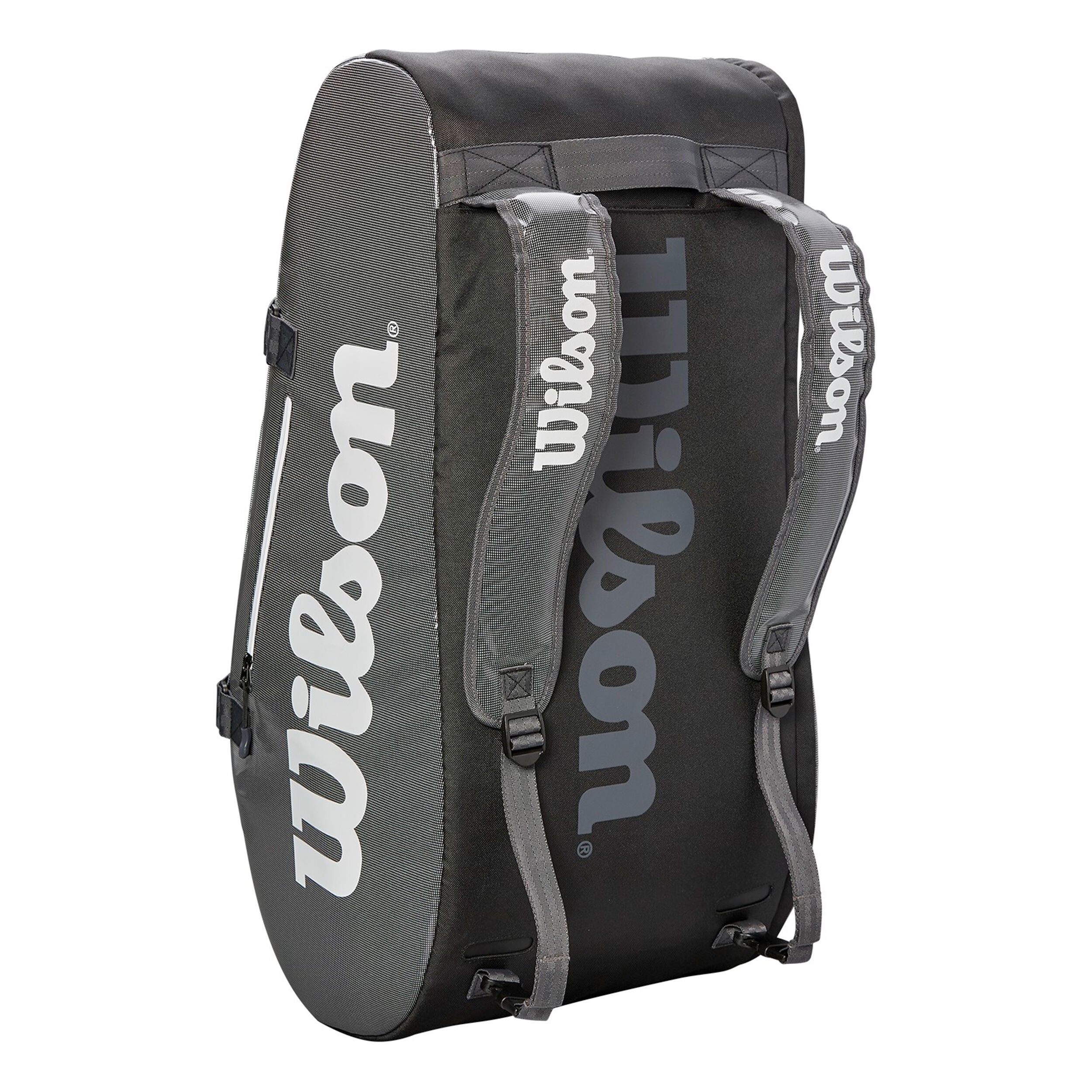 Buy Wilson Super Tour 3 Comp Racket Bag Grey White online Tennis Point COM