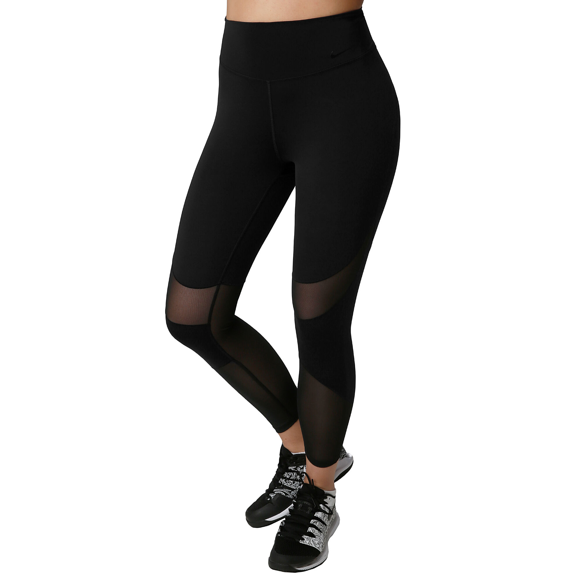 buy Nike Crop Tight Women - Black, Dark Grey online | Tennis-Point