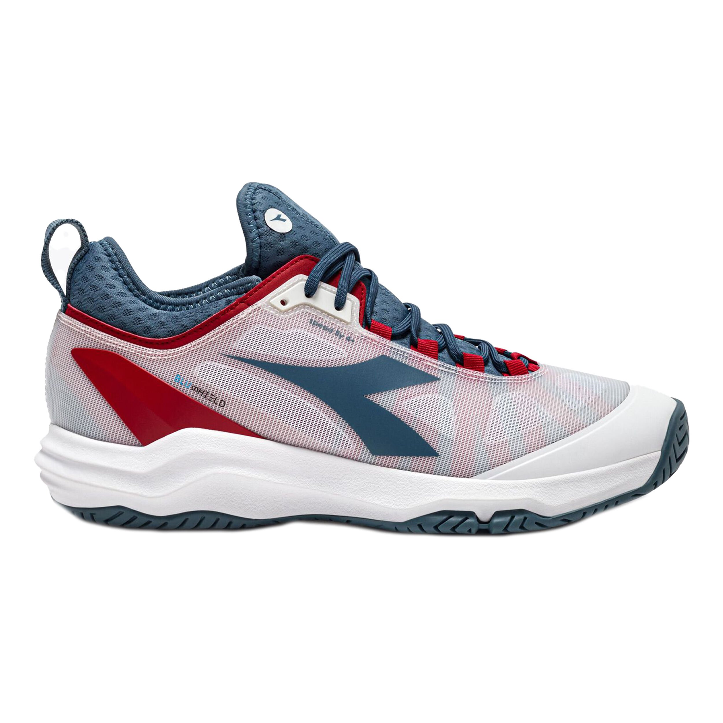 Speed Blushield Fly 4 All Court Shoe Men White Petrol