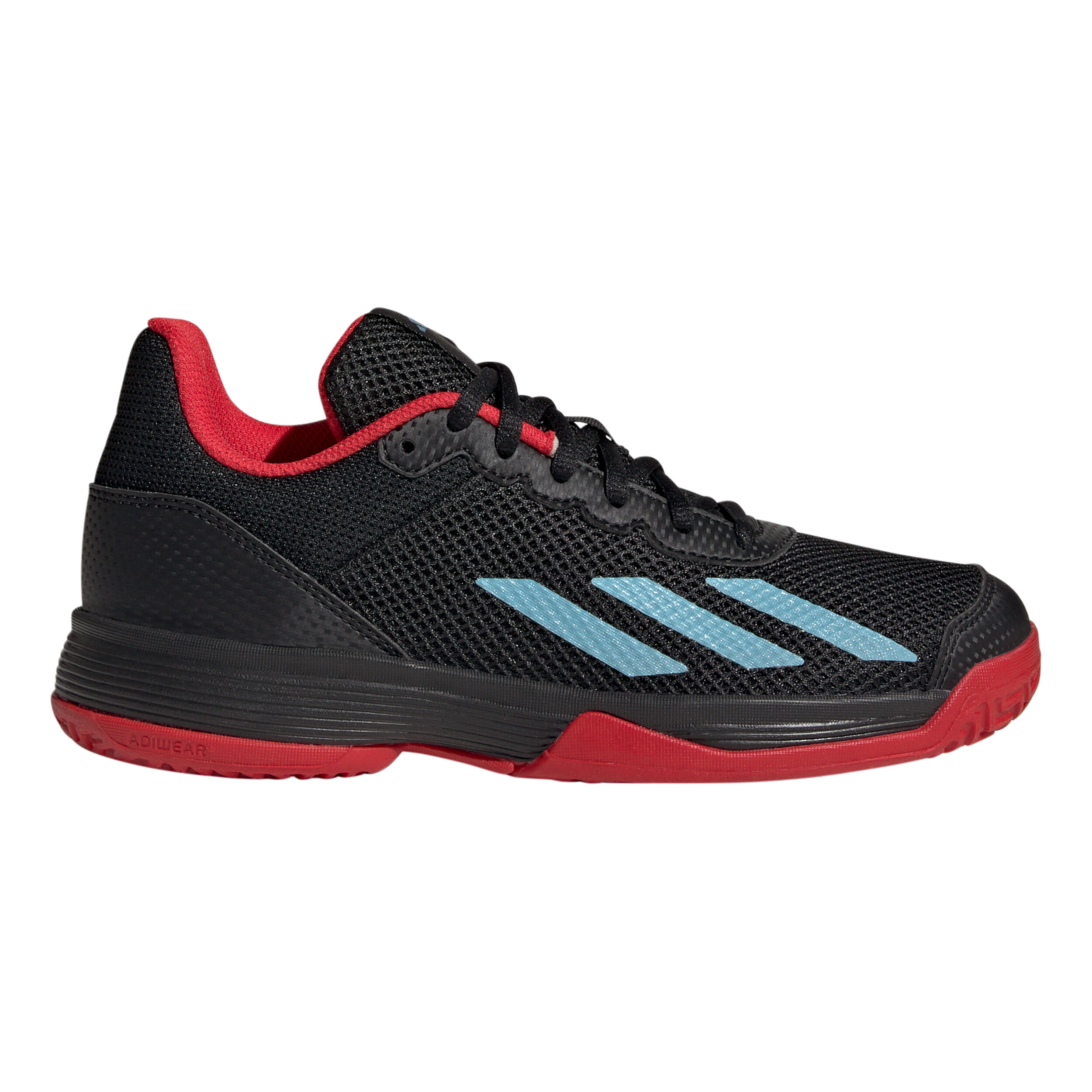 Adidas tennis shoes red and cheap black